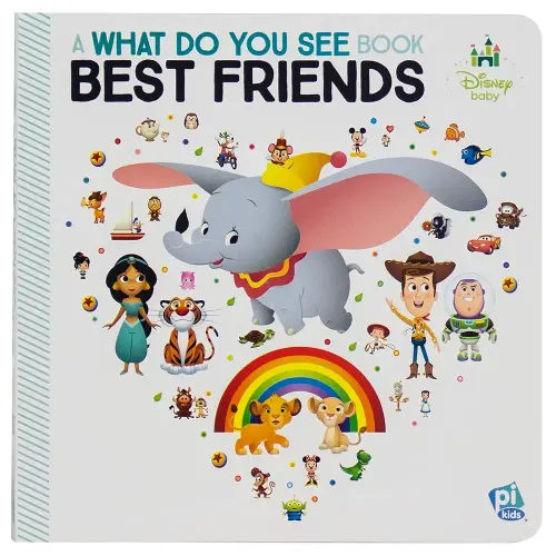 Disney Baby Toy Story, Lion King, and More! - Best Friends: A What Do You See Book - PI Kids