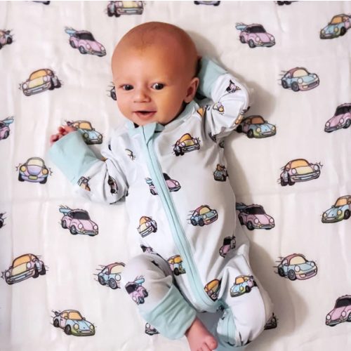 AIR-COOLED DREAMER ZIPPER PAJAMAS – Gearhead Kids