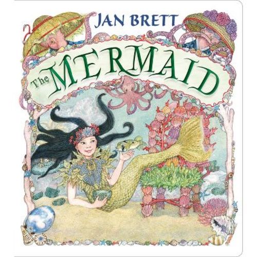 The Mermaid - By Jan Brett (board Book)
