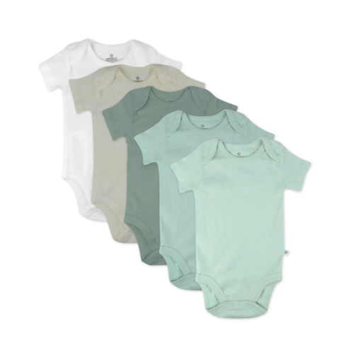 5-Pack Organic Cotton Short Sleeve Bodysuits | Honest Baby Clothing
