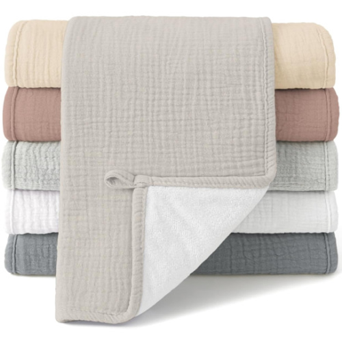 Bearmoss 100% Cotton Muslin Burp Cloths Sets 6 Pack 20x10inch Large Burping Clothes Extra Soft Absorbent for Newborn Unisex Baby Girls and Boys (Winter) : Amazon.com.au: Baby