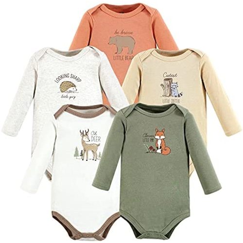 Hudson Baby Unisex Baby Cotton Bodysuits