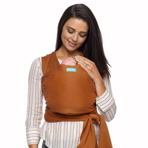 Moby Evolution Wrap Baby Carrier, Color: Caramel