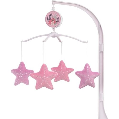 Disney Dumbo - Shine Bright Little Star Aqua, Grey & Yellow Musical Mobile, Aqua, Grey, Yellow