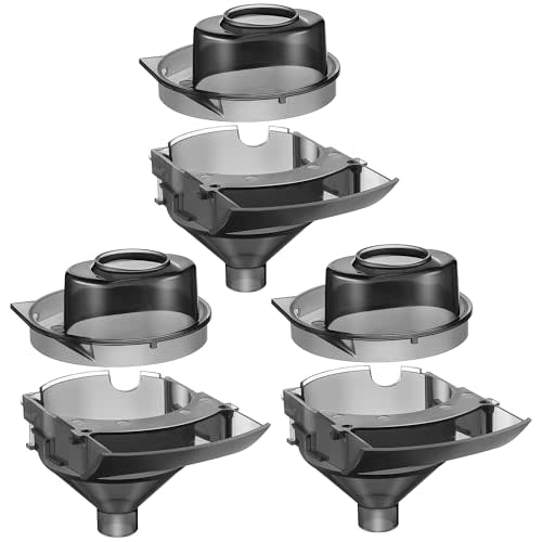 Gulfmew 3 Sets Replacement Funnel Compatible with Baby Brezza Replacement Parts Funnel and Cover Baby Formula Dispenser, Grey