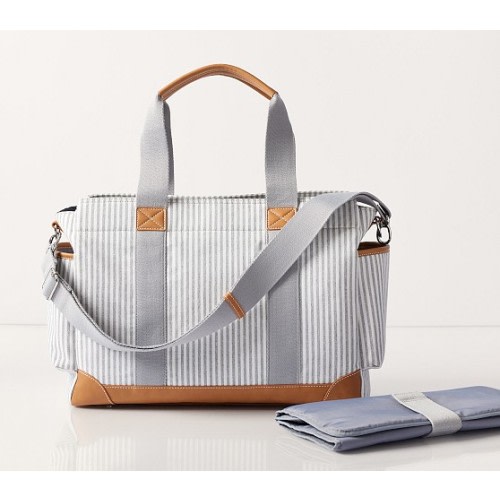 Classic Wheaton Stripe Diaper Bag | Pottery Barn Kids