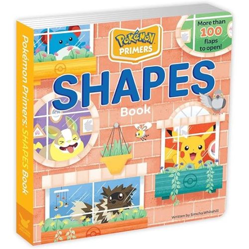 Pokémon Primers: Shapes Book (4) Board book – Lift the flap, November 30, 2021