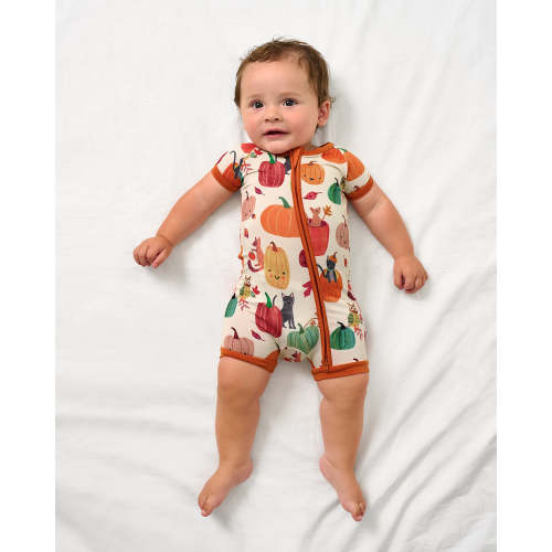 Pumpkin Pals Shorty Zippy | Little Sleepies
