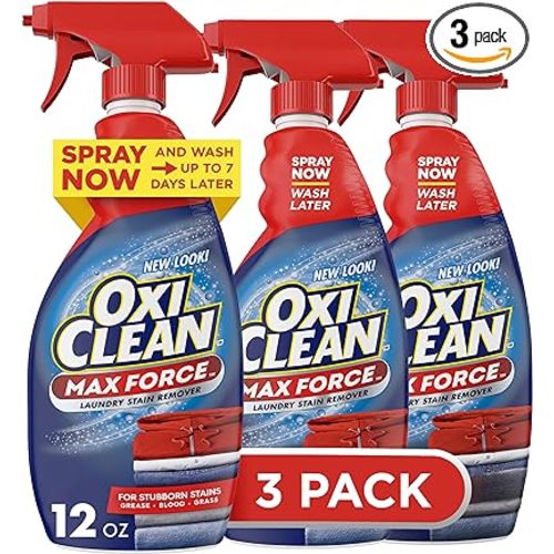 OxiClean Max Force Laundry Stain Remover Spray, 12 Fl. Oz, 3-Pack​