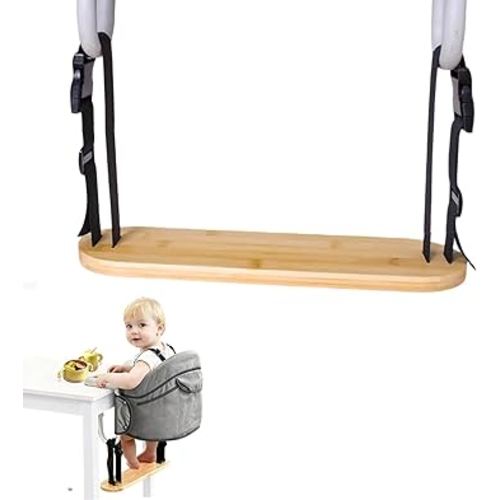 Baby Footrest Compatible with Inglesina Foot Rest：0.6inches Thick Sturdy Adjustable Bamboo Foot Rest Fit for Hook On High Chairs for Fast Table Chair High Chair That Attaches (Chairs Not Included)​​