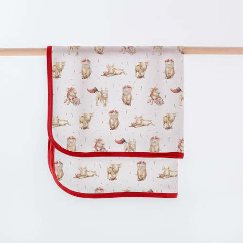 MVP Arkansas organic cotton swaddle