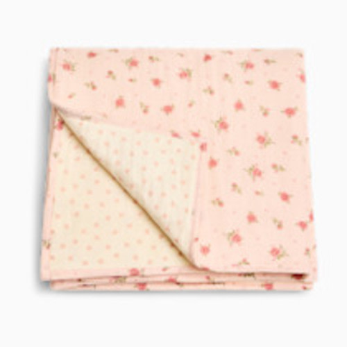 Tiny Kind Organic Cotton Muslin Blanket - Little Roses