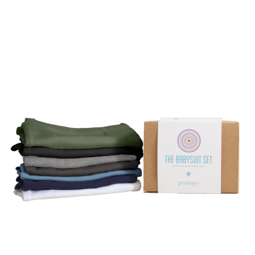 the long sleeve babysuit 7 gift set - 0-3, hipster mix