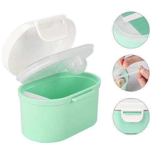Baby Formula Dispenser Portable Travel Milk Powder Formula Container Candy Fruit Snack Storage Container with Scoop