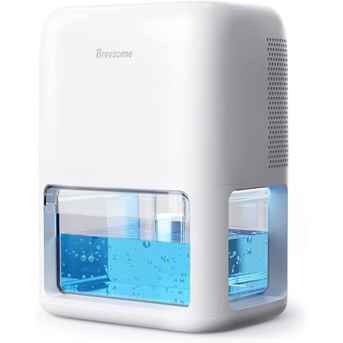 Dehumidifiers for Bathroom, Dual-Semiconductor Quiet Dehumidifier with Timer Sleep Mode Auto-Off