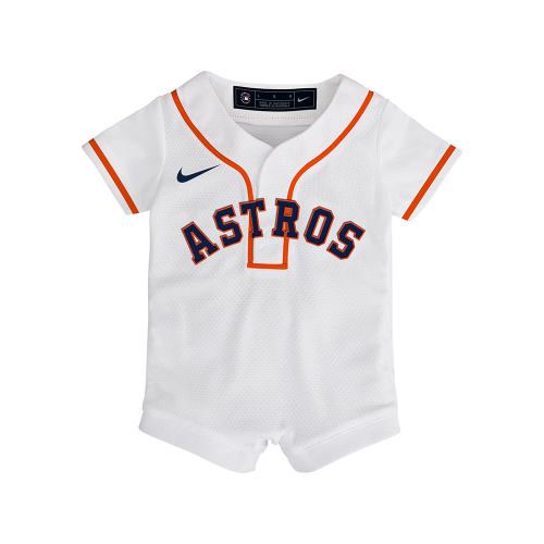 Nike Houston Astros Baby White Home Replica Romper Jersey Baseball Jersey