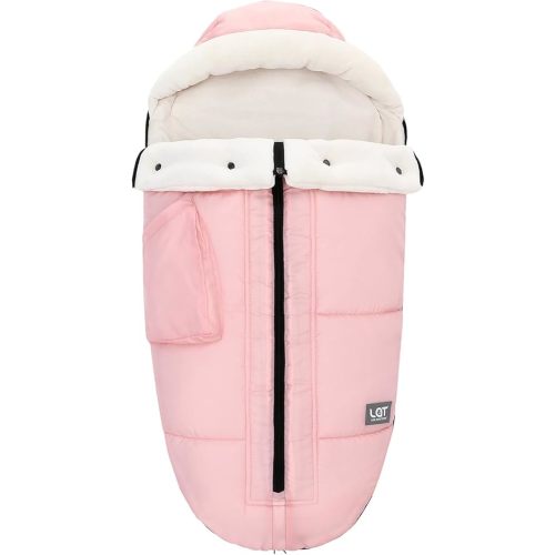 LAT Winter Warm Universal Stroller Footmuff Bunting Bag Toddler Sleeping Sack Car Seat & Carrier Cover - Baby Essentials for All Strollers