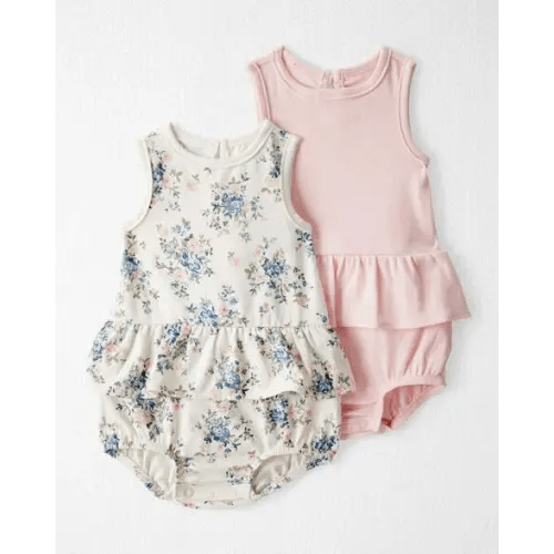 Baby 2-Pack Organic Cotton Bubble Rompers - Little Planet | Carter's
