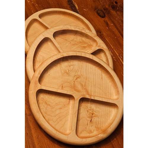 Solid Maple Toddler Plare - glue free