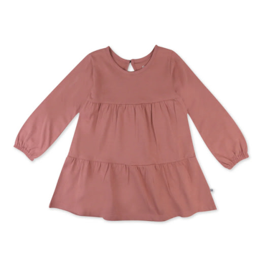 Long Sleeve Tiered Dress | Honest Baby Clothing