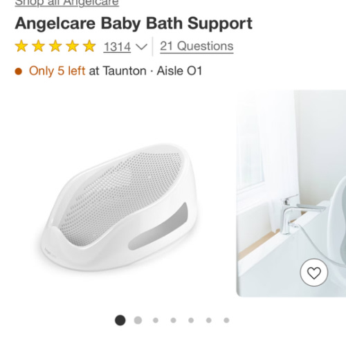 Baby bath Color: Gray
