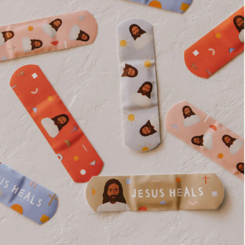 Jesus Heals Bandages | littlelightcollective