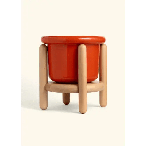 Fat Lip Planter, Poppy