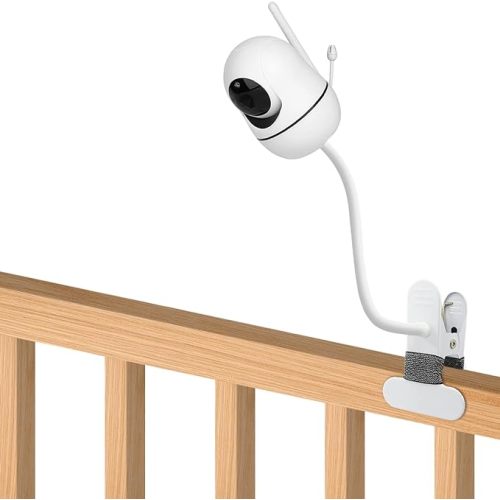 Baby Monitor Mount Compatible with HelloBaby HB65/HB66/HB248 (not Compatible with HB6550),ANMEATE SM935E Baby Monitor Camera 15.7 inches Flexible Clip Clamp Mount Long Gooseneck Arm