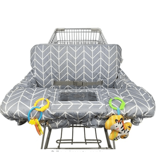 Amazon.com : Shopping Cart Cover for Baby ICOPUCA Cotton High Chair Cover, Reversible, Machine Washable for Infant, Toddler, Boy or Girl (Grey Arrow Print) : Baby
