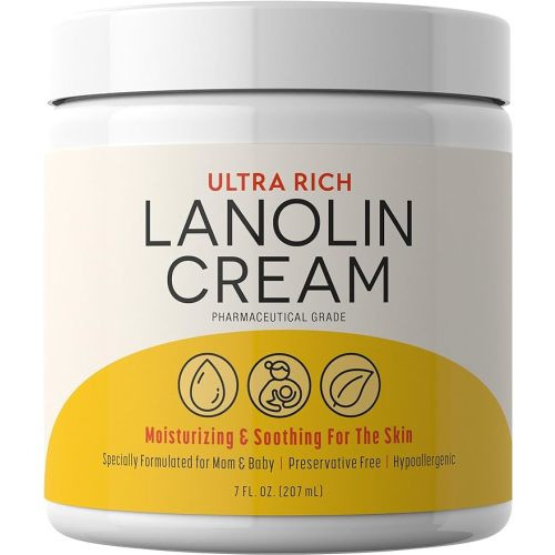 Sundance Lanolin Cream | 7 Fluid Ounces | Ultra Rich Pharmaceutical Grade | Hypoallergenic Supplement