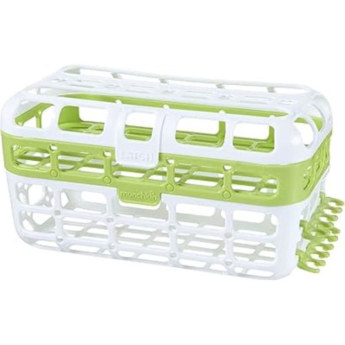 Munchkin High Capacity Dishwasher Basket, Colors May Vary