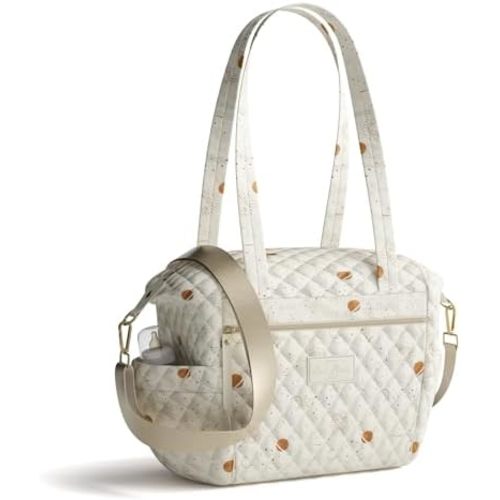 Quilted Diaper Bag Tote for Women