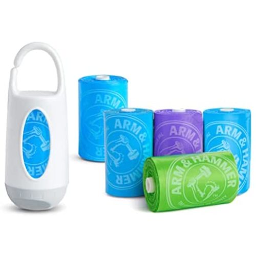 Arm and Hammer Diaper Bag Dispenser and 72 Diaper Disposal Bags