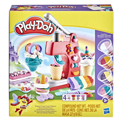 Play-Doh Magical Frozen Treats Ice Cream Playset, Unicorn Toys for 3 Years and Up