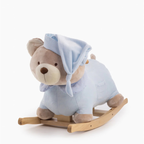 Teddy Bear Rocker - Blue