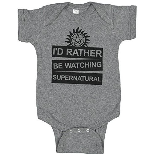 Good Clothes Co I'd Rather Be Watching Supernatural Baby One Piece