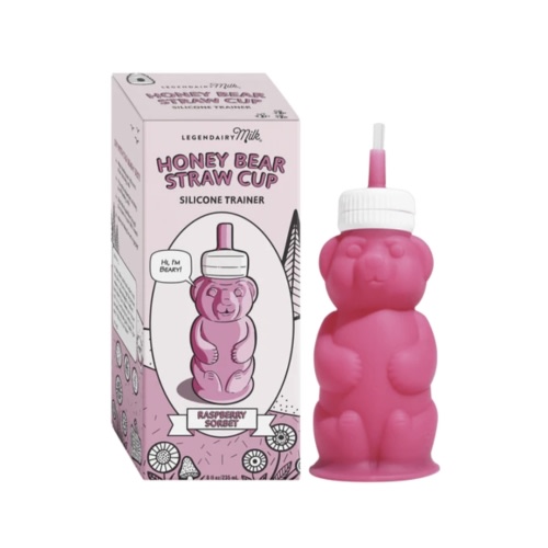 Honey Bear Straw Cup | Silicone Training Cup | Legendairy Milk