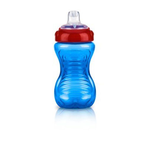 Nuby No-Spill Easy-Grip Soft Spout Sippy Cup, 10 fl oz