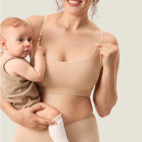 Ribbed Scoop Nursing Bralette