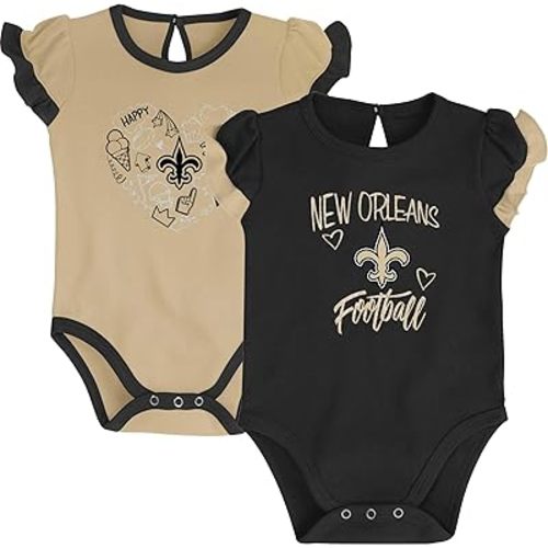 Outerstuff NFL Newborn Infants Too Much Love 2 Piece Creeper Bodysuit Romper Set