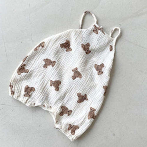 Teddy Bear Gauze Jumpsuit – Teeny Mini Me