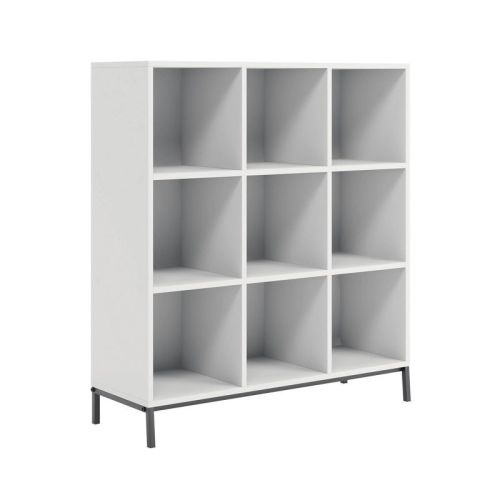 38.22" 9 Cube North Avenue Bin Shelves Organizer White - Sauder