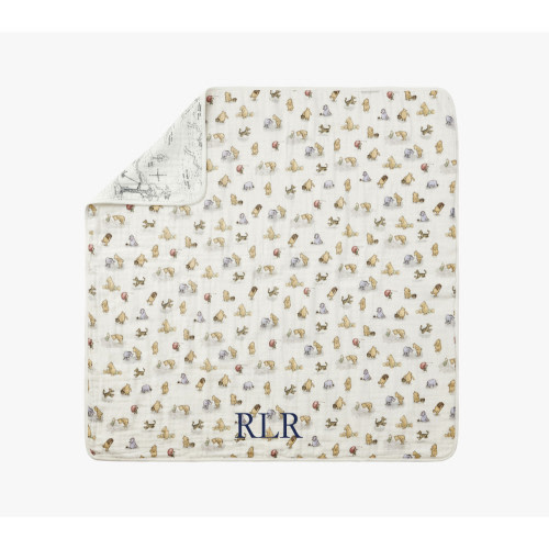 Disney's Winnie the Pooh Oversized Organic Muslin Baby Blanket