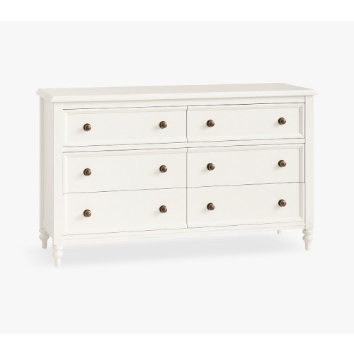 Chris Loves Julia Turned Wood 6-Drawer Dresser (56w x 19d")