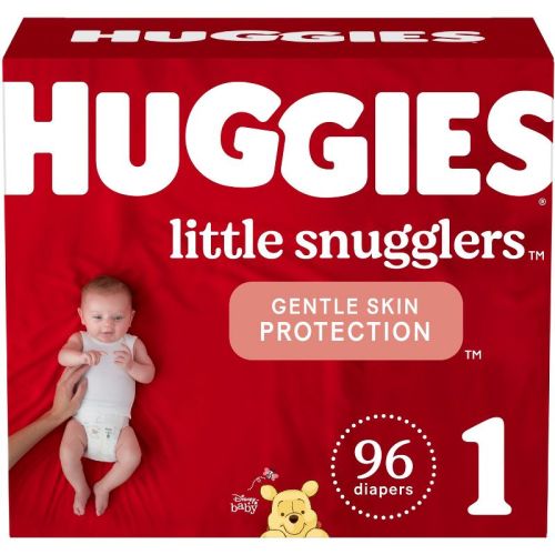 Huggies Little Snugglers Baby Diapers – (Select Size and Count)