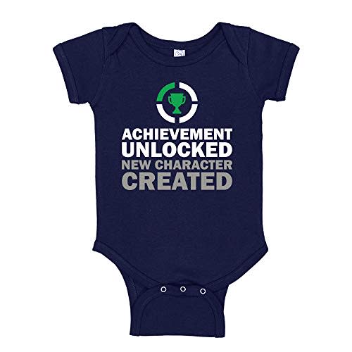Achievement Unlocked New Character Created Baby One Piece or Toddler T-Shirt