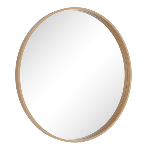 Ebern Designs Karrina Accent Wood Round Mirror & Reviews | Wayfair