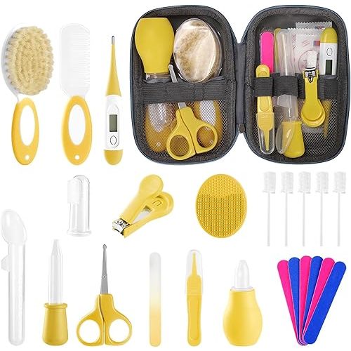 Baby Healthcare and Grooming Kit for Newborn Kids,  Baby Care Kit, Newborn(Yellow)