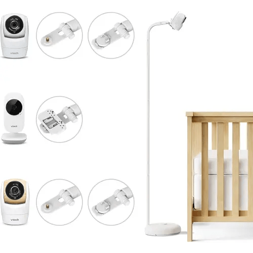 VTech Baby Monitor Floor Stand Compatible with Most Baby Monitor, Baby Camera Stand Mount, Safety for Nursery