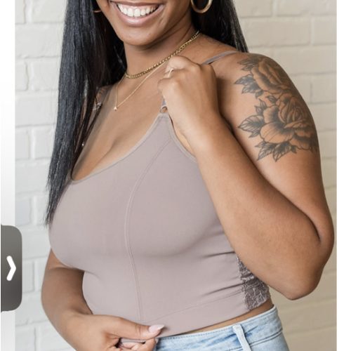 Mocha Amelia Cami - OVERSTOCKED SIZES (Final Sale)